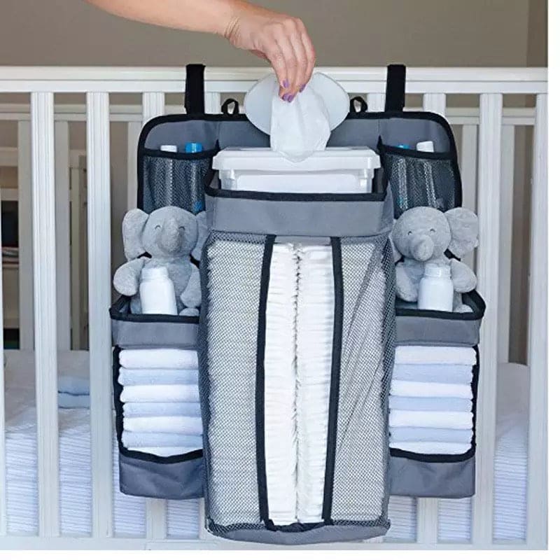 Portable Baby Bed Hanging Storage Bag, Diaper Stacker and Crib Organizer, Infant Crib Bedding Set Organizer, Baby Crib Storage Bag, Diaper Hanging Multifunctional Care Sorting Case Portable Baby Bed Hanging Storage Bag, Diaper Stacker and Crib Organizer, Infant Crib Bedding Set Organizer, Baby Crib Storage Bag, Diaper Hanging Multifunctional Care Sorting Case